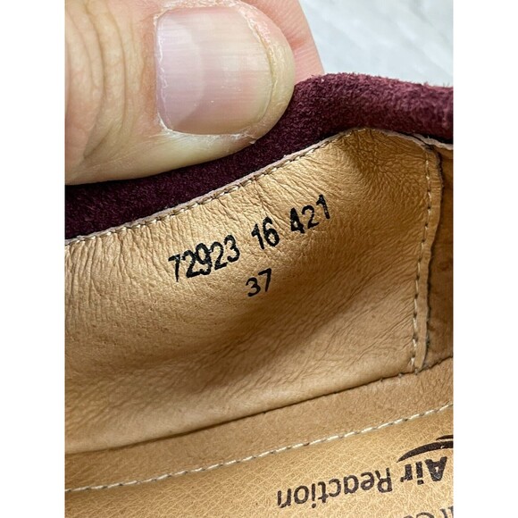 Josef Seibel Pippa 23 72923 Women's 6 Red Snake Embossed Cap Toe Moccasin Loafer - Picture 9 of 11